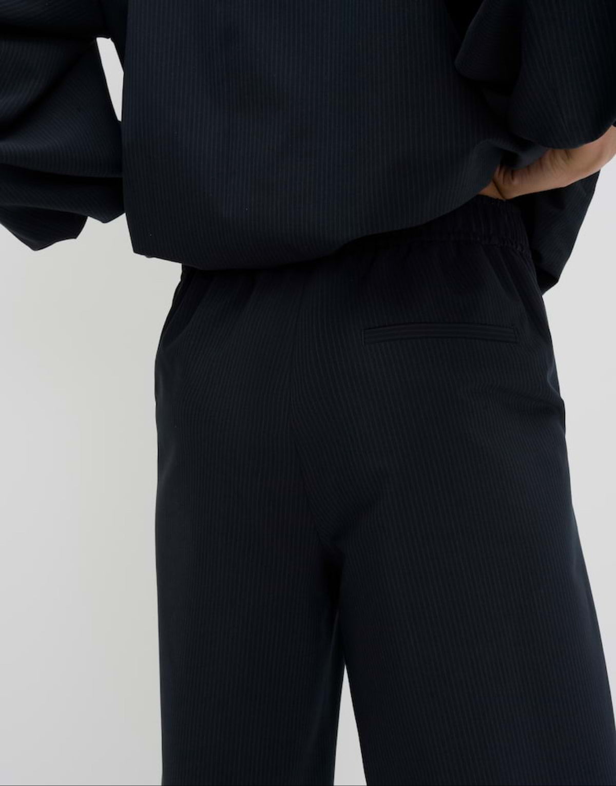 Businesshose Charlie Curved Pinstripe