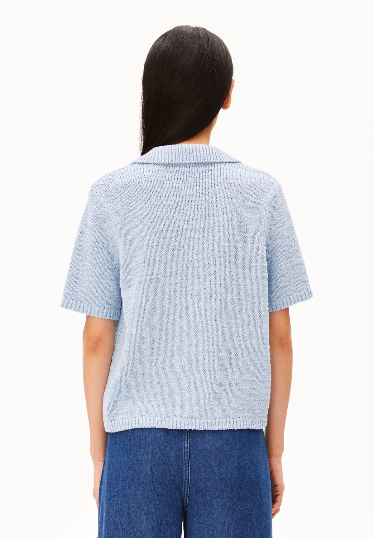 Poloshirt mit V-Ausschnitt