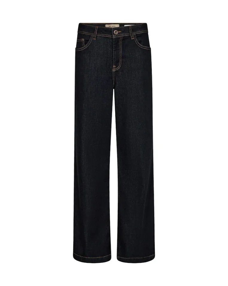 Mos Mosh Straight Leg Dark Blue
