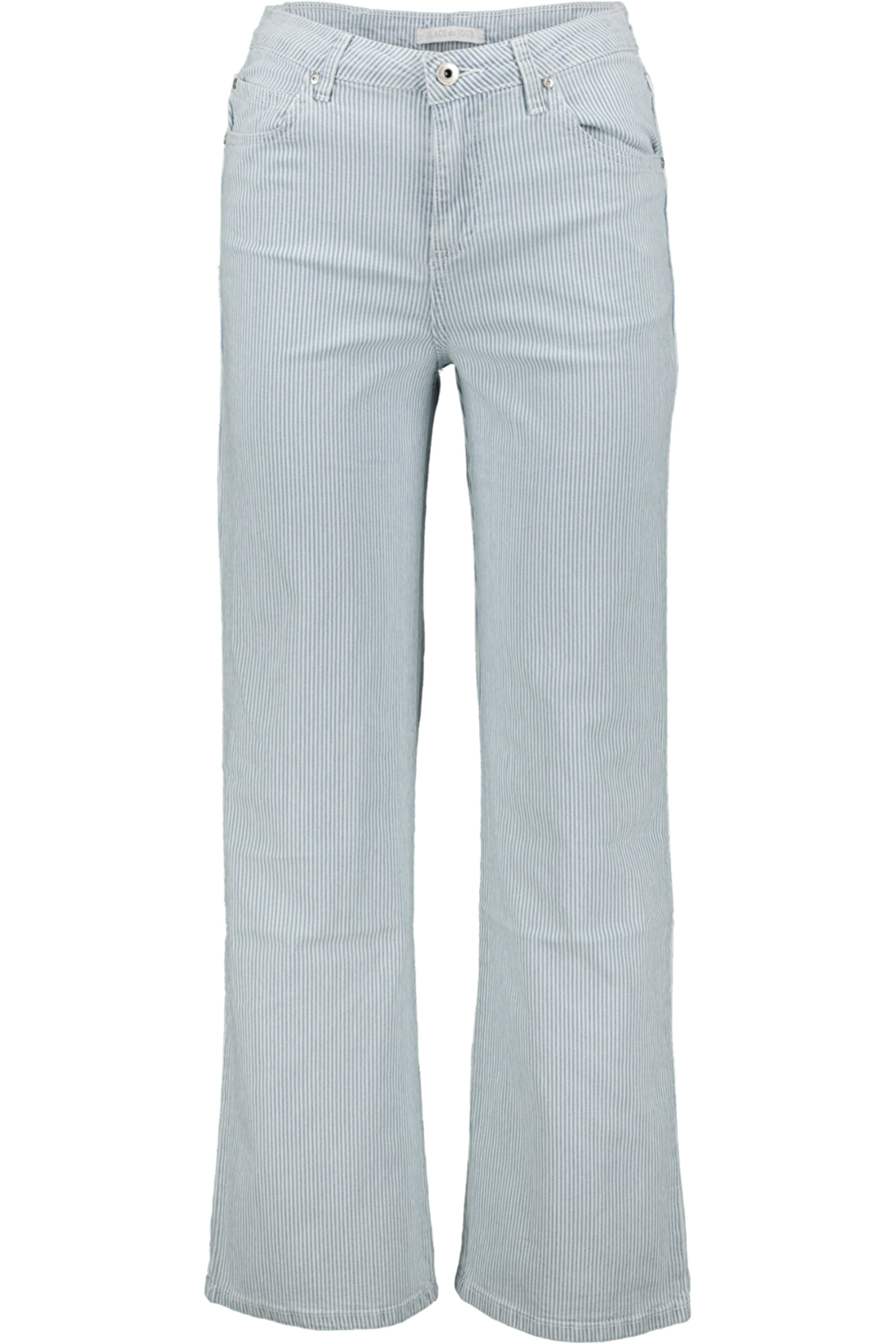 Goose Flash Wide Leg Blau/Weiß