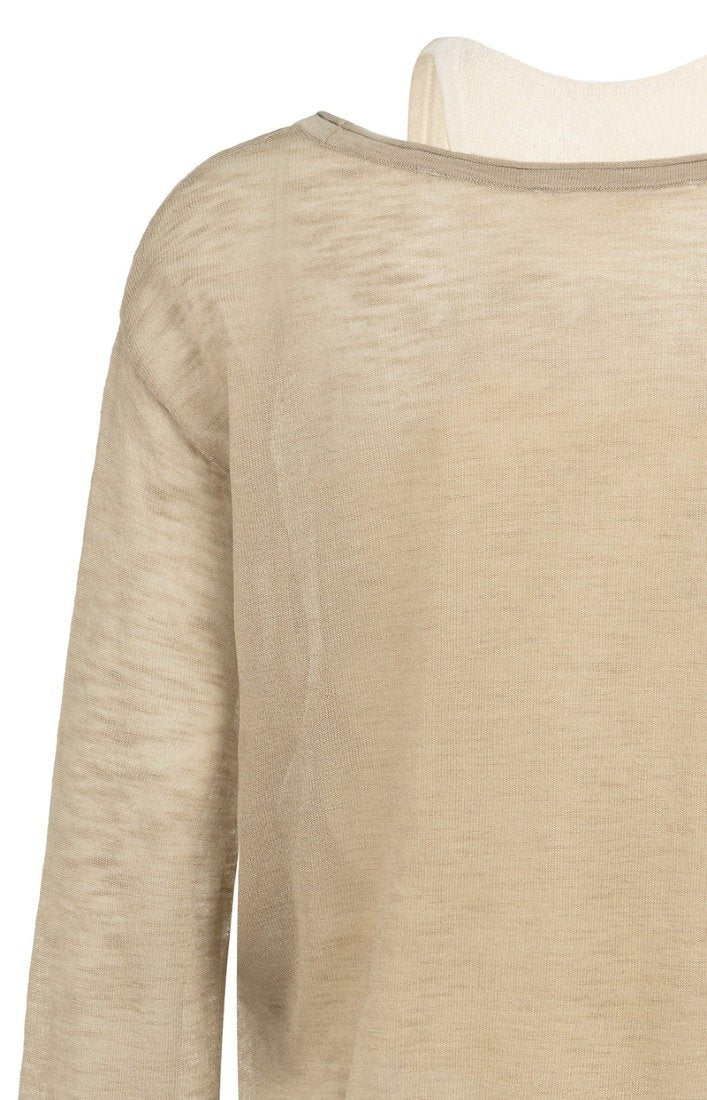 Pullover mit passendem Trägertop