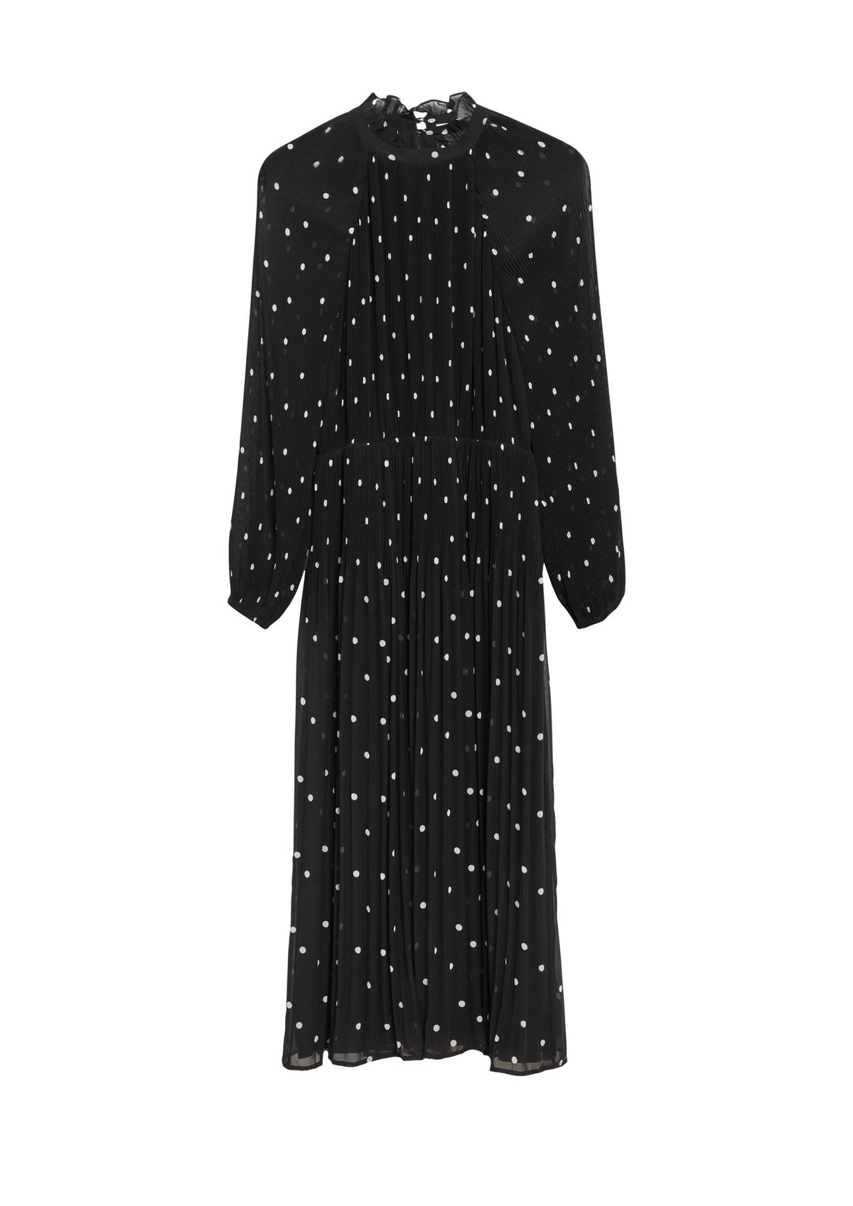 Midikleid mit Punkten