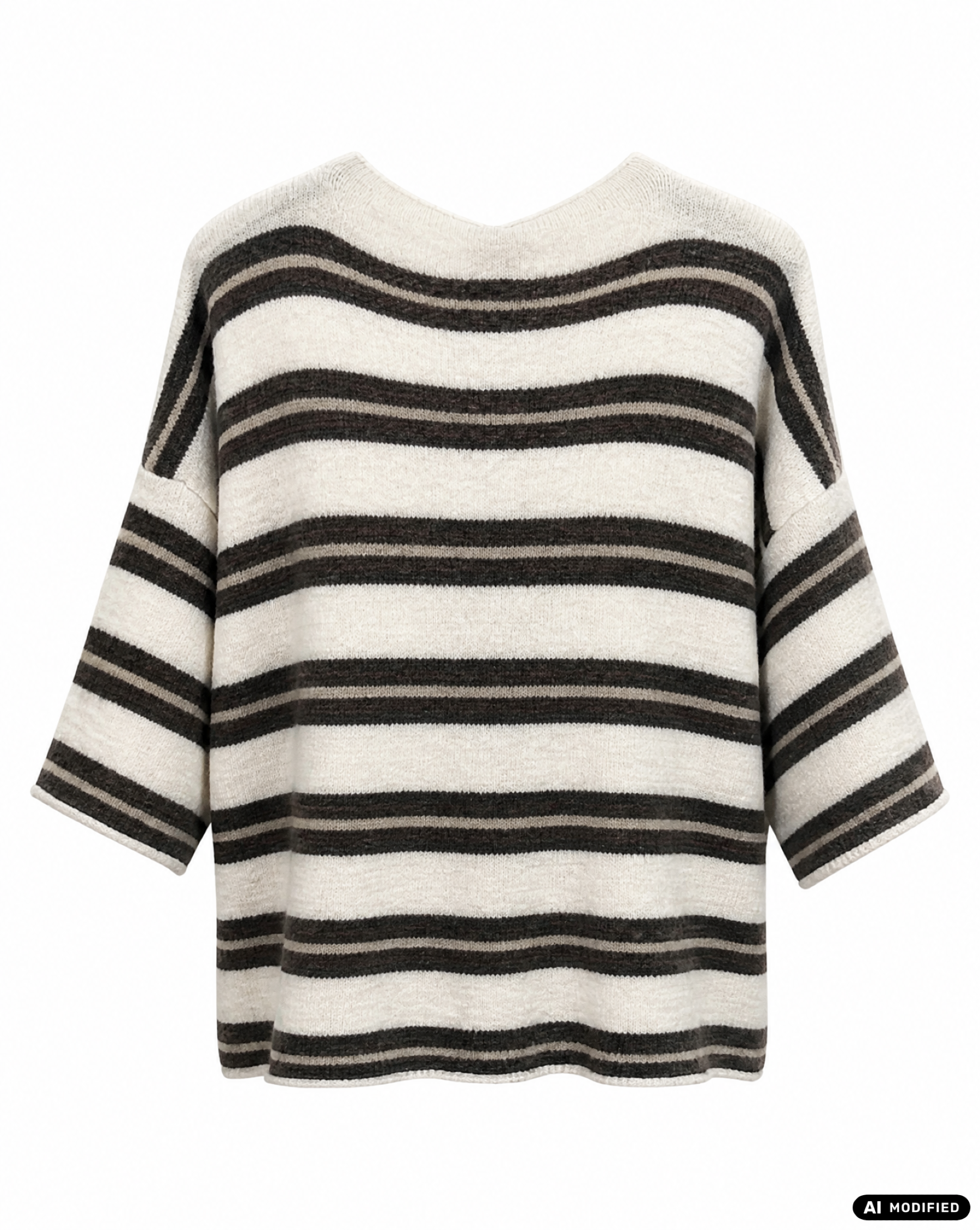 Strickjacke mit Streifen