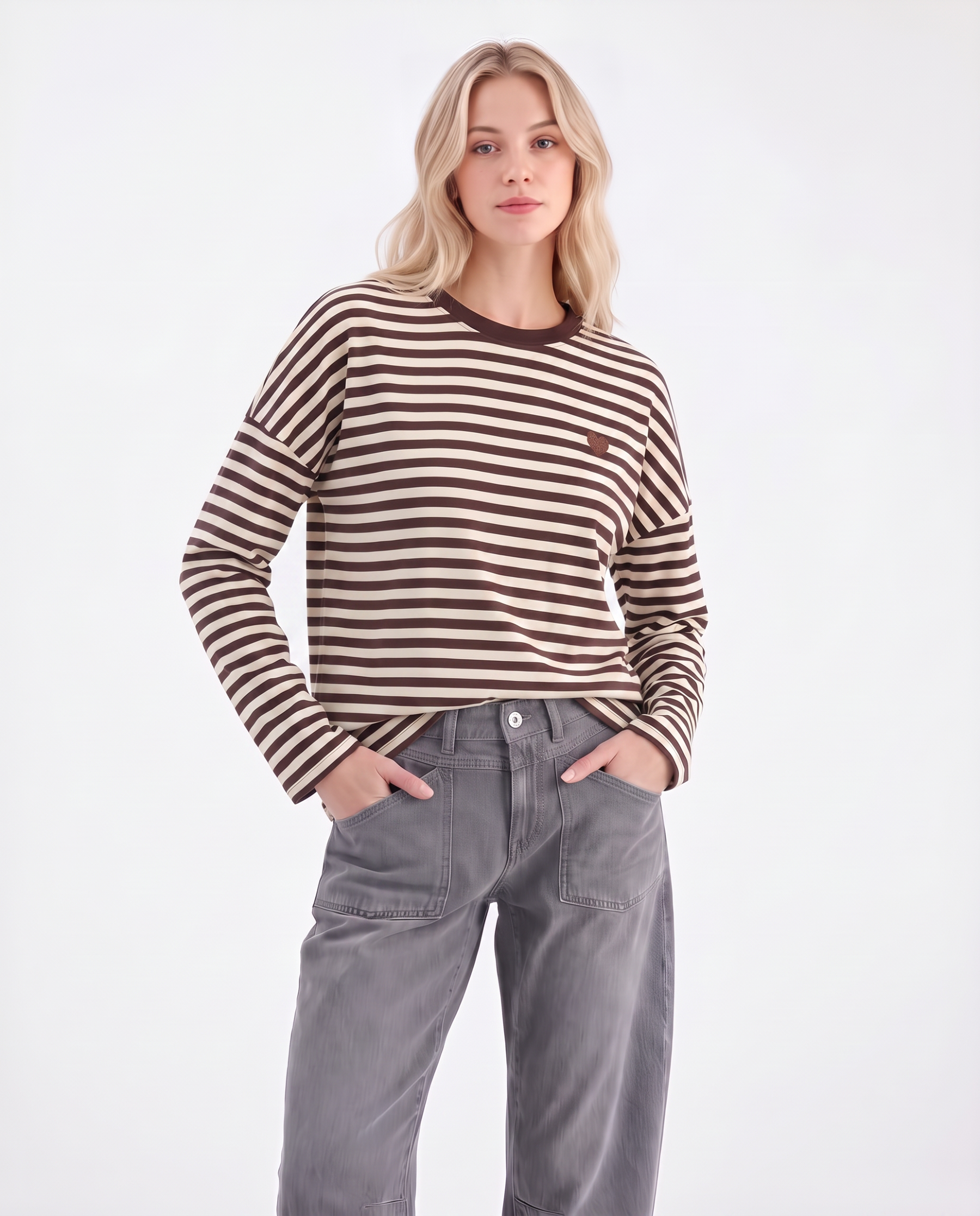 Sweatshirt mit Herz