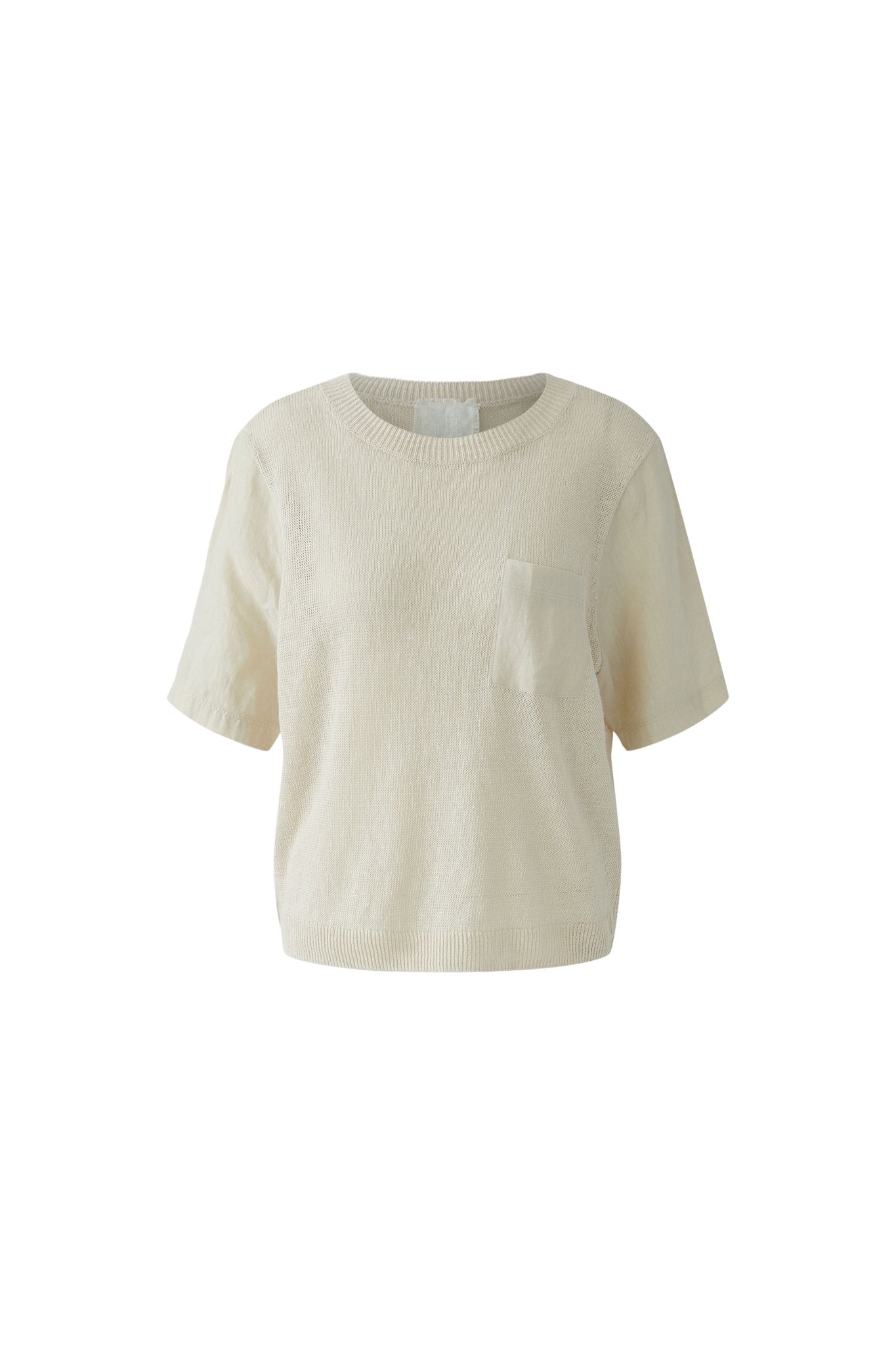 Oui Strickpullover Biscuit
