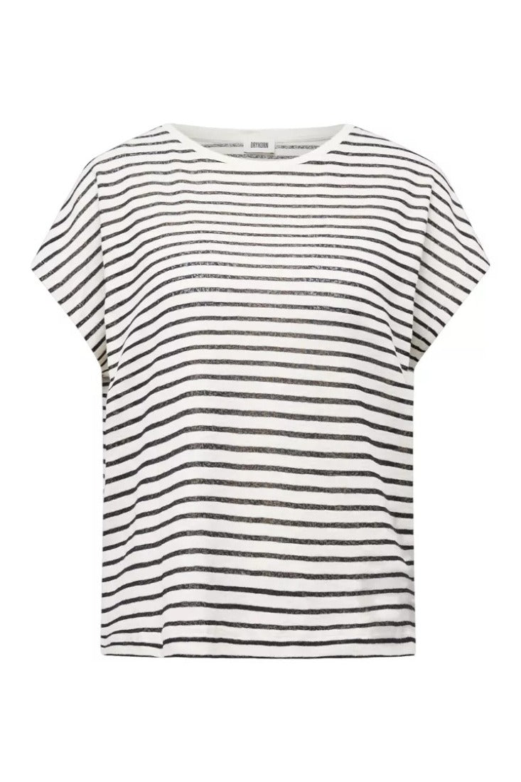 Drykorn T-Shirts Ecru