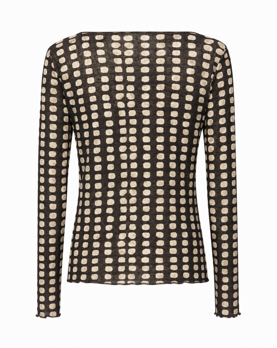 Longsleeve mit Punktmuster