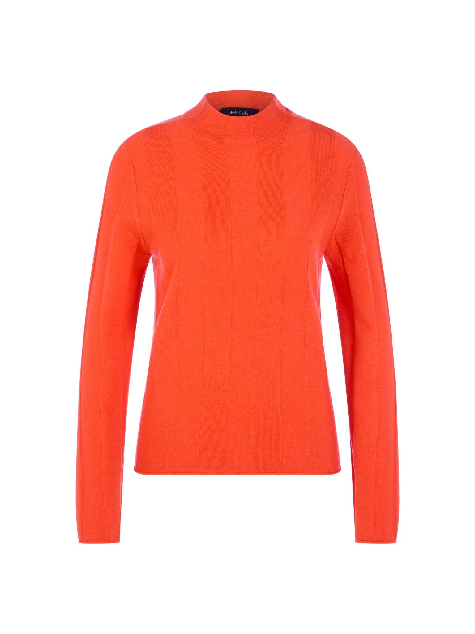 Schmaler Pullover mit Stehkragen