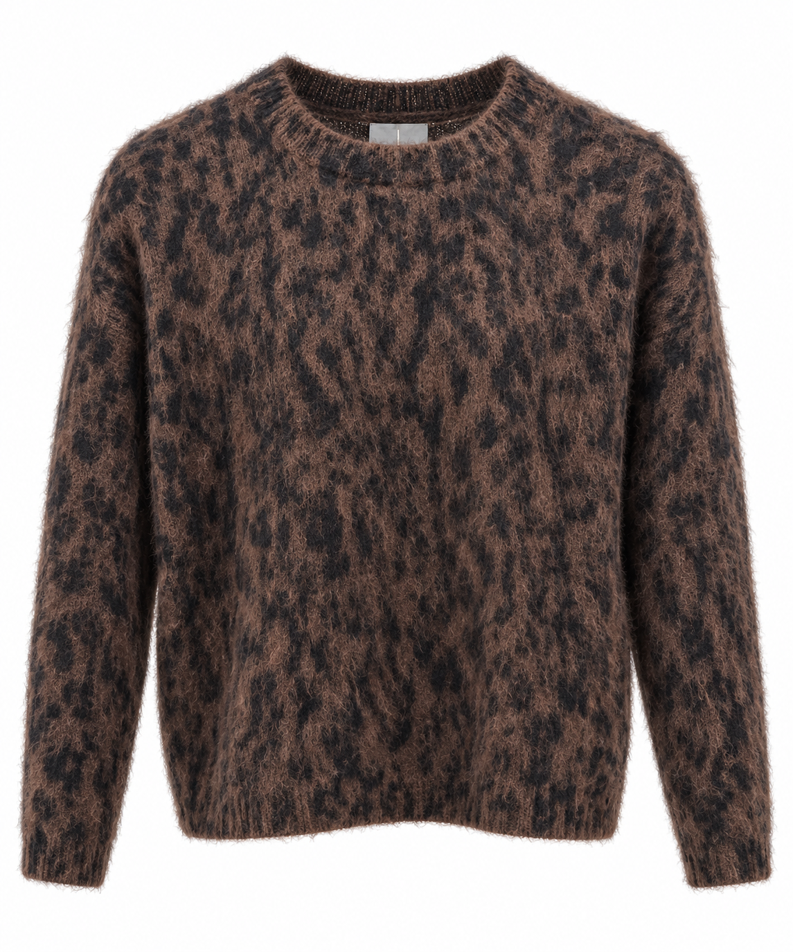 Strickpullover mit Leo-Muster