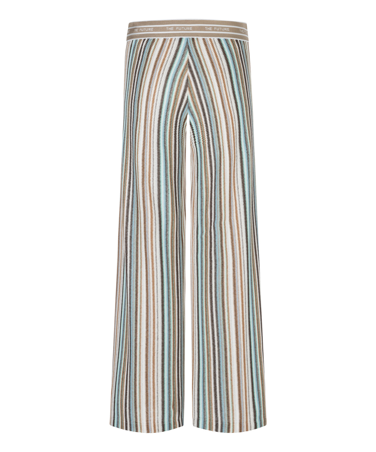 Cambio Broek Fancy Aqua/Koffie/Crème