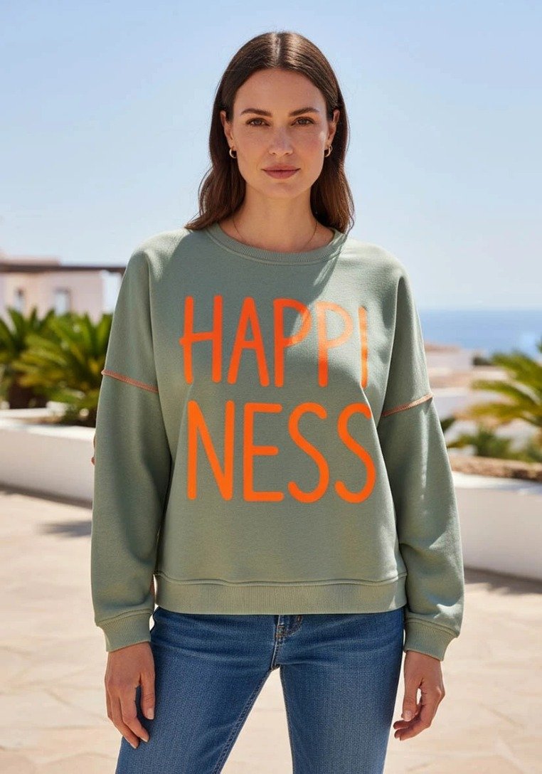 miss goodlife sweatshirts almond/neon orange