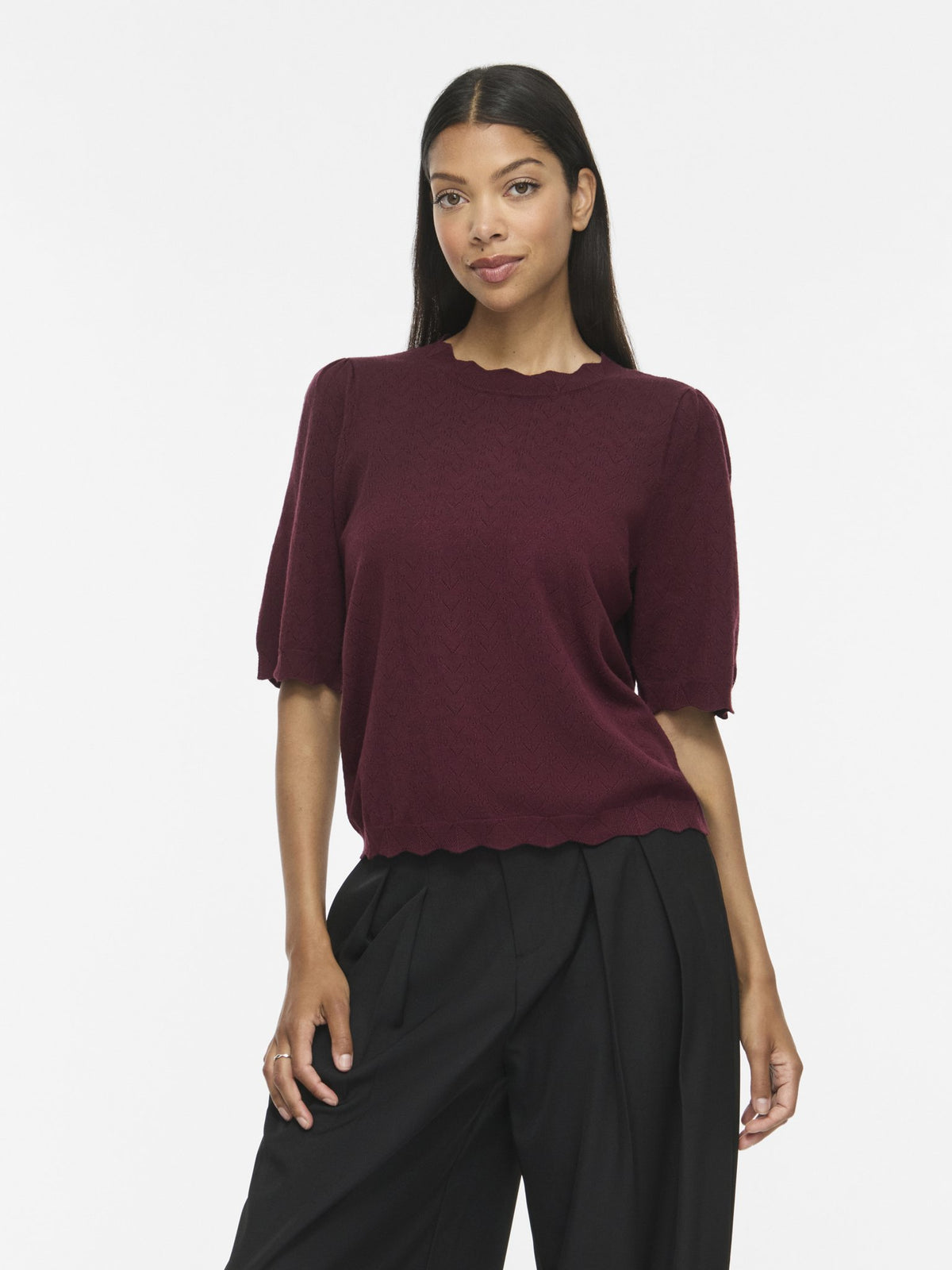 Kurzarm Strickpullover VIEMI