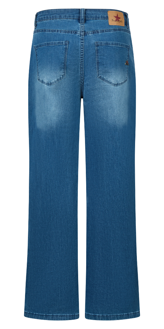 Buena Vista Wide Leg Stormy Denim