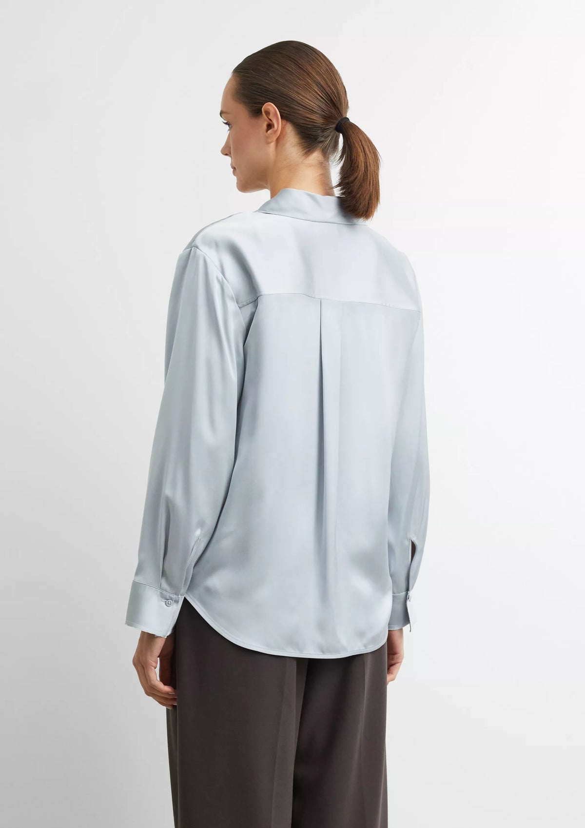 Bluse aus Satin
