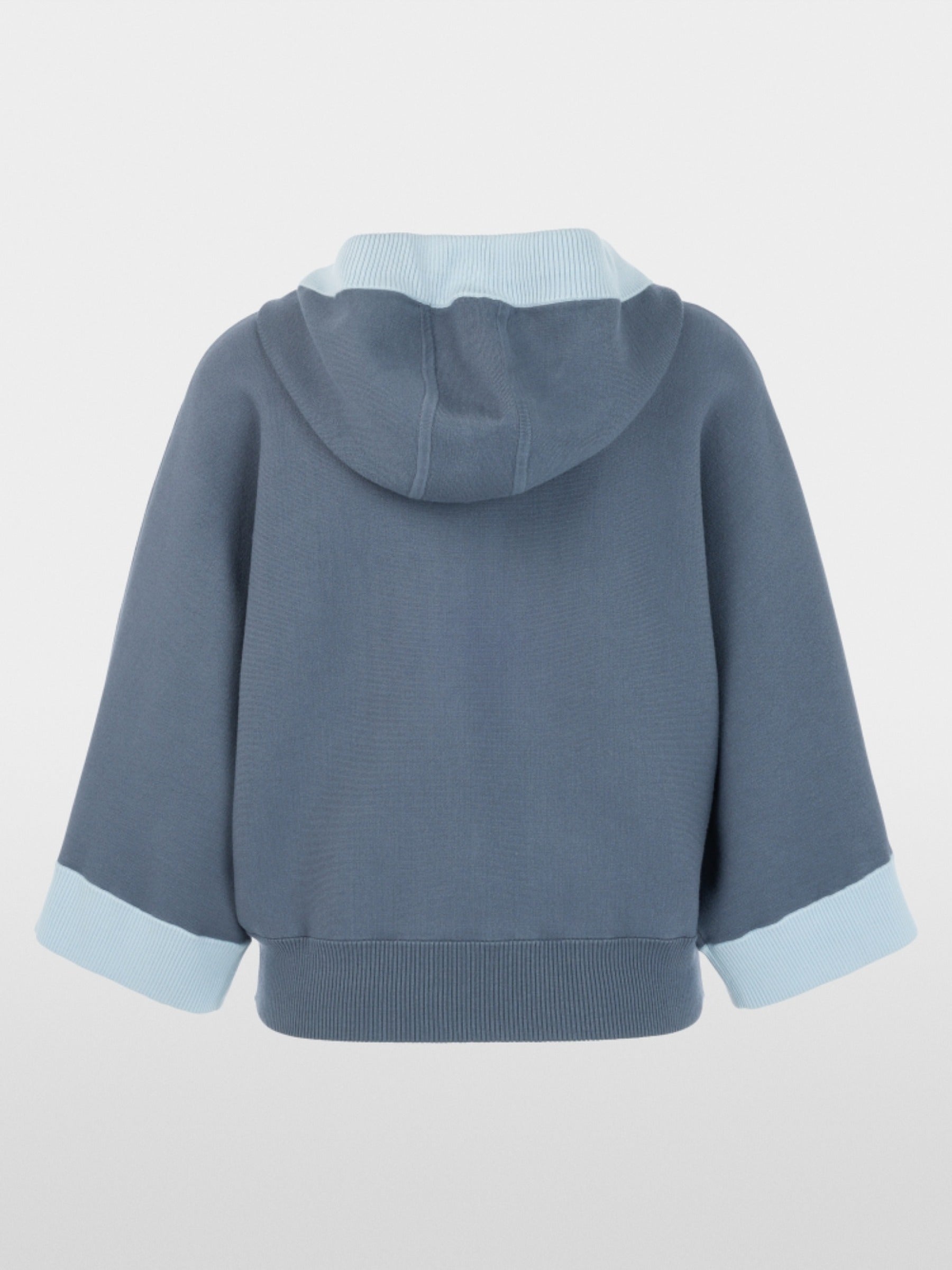 Sweatjacke mit breiten Bändern