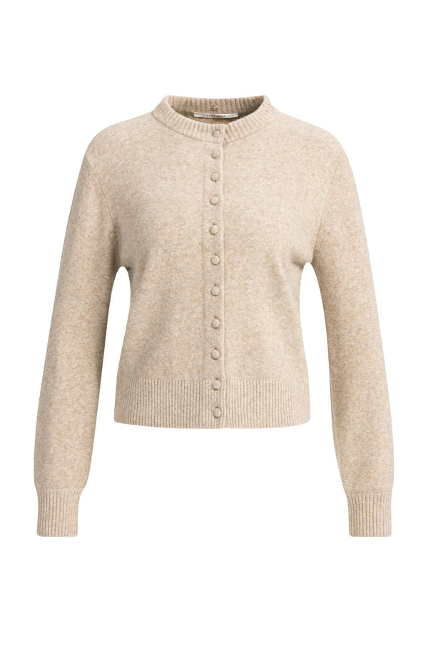 Cardigan mit abnehmbarem Kragen