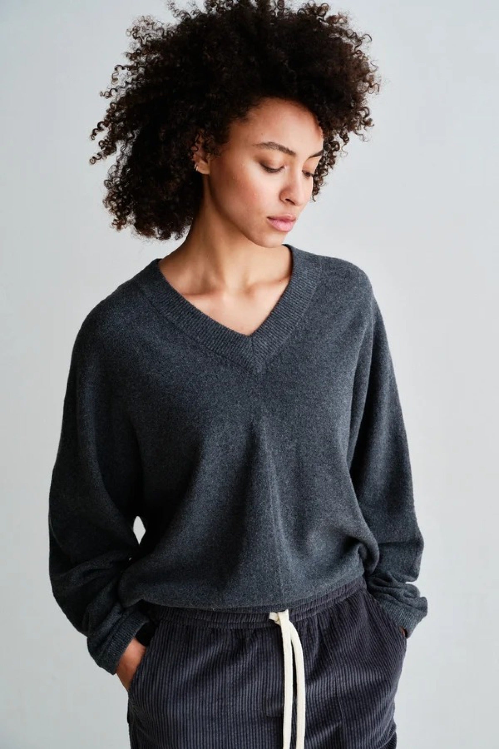 Zeitloser Strickpullover