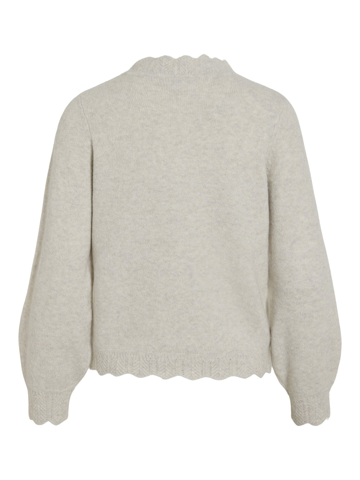 VILA Strickpullover Super Light Natural Melan