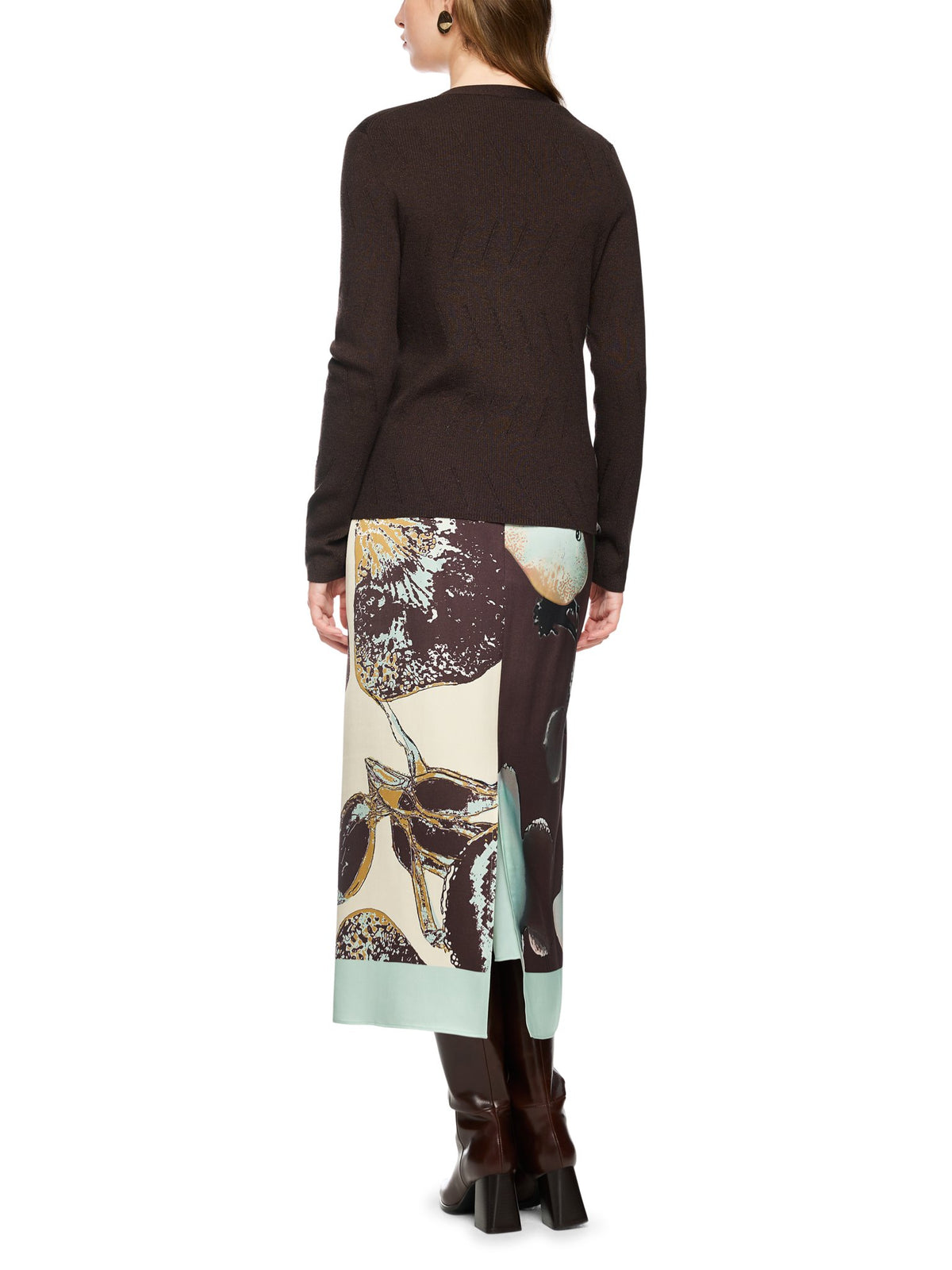 Cardigan mit Lurex-Schimmer