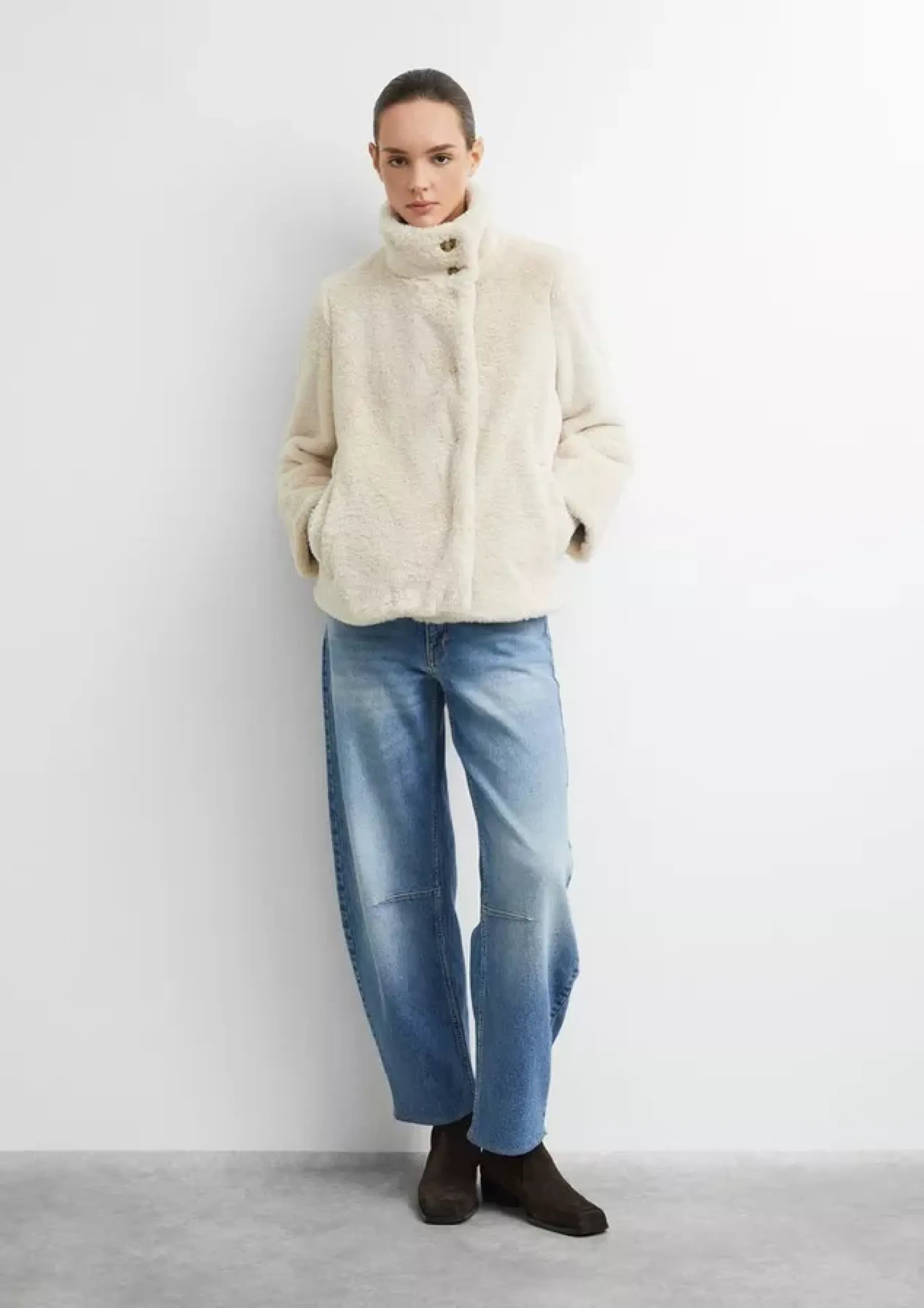 Flauschige Jacke