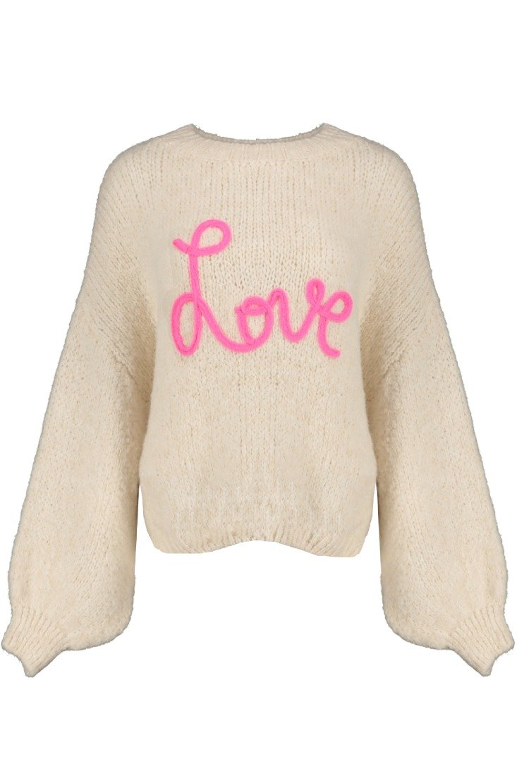 Goose Flash Strickpullover Beige