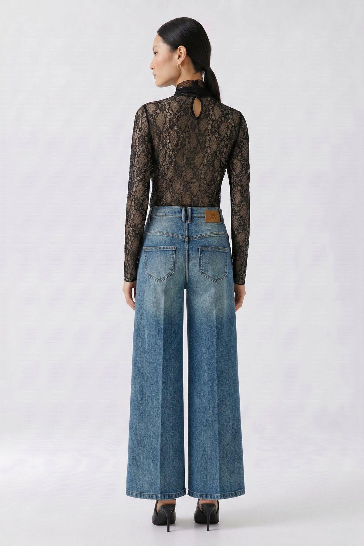 Longsleeve mit Spitze