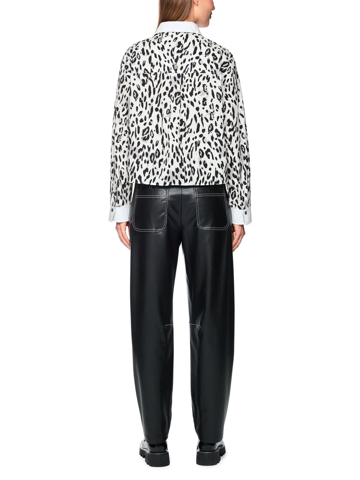 Bluse mit Leo-Muster