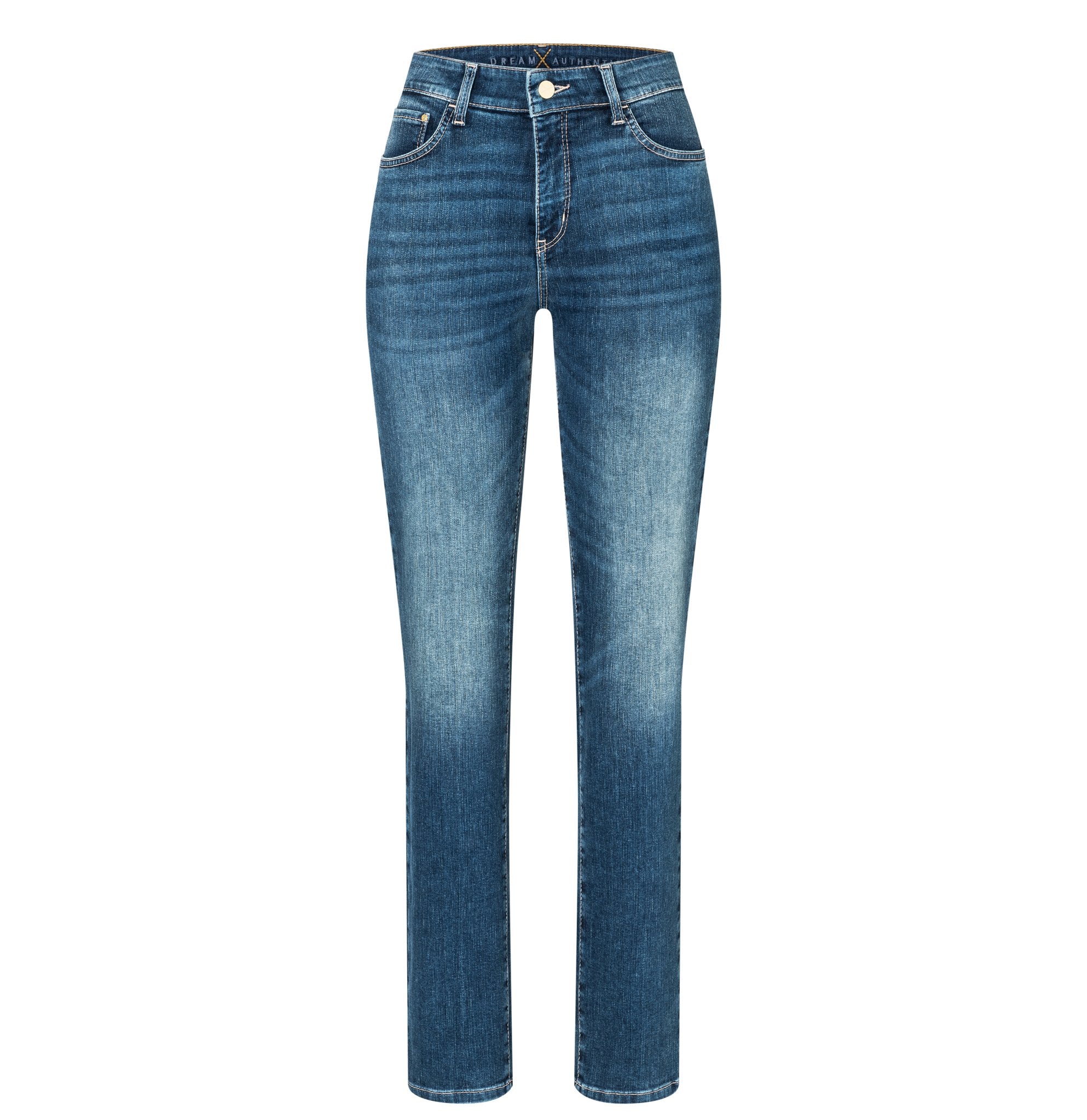 MAC Skinny Fit Medium Blue Basic Wash