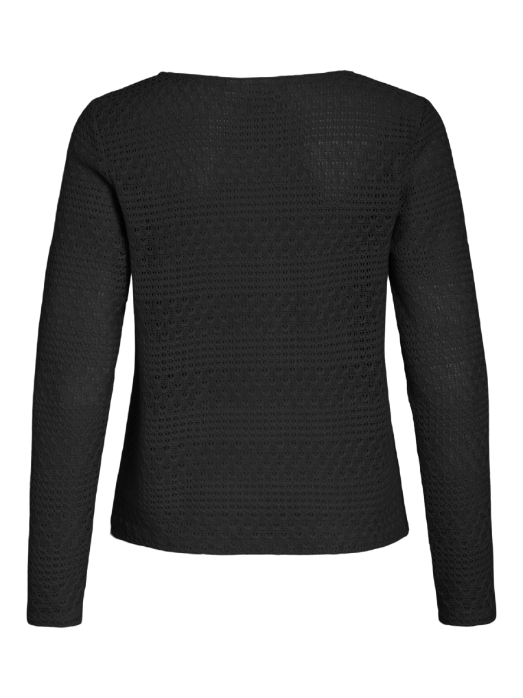 VILA Strickjacken Black Beauty