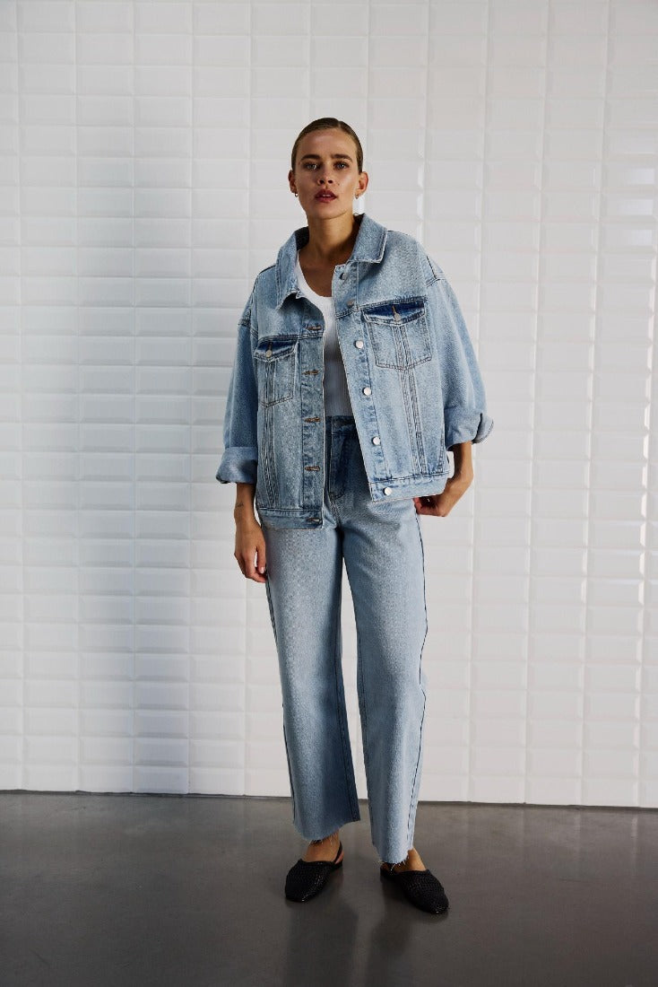 WithBlack Jeansjacken Blue Sprin