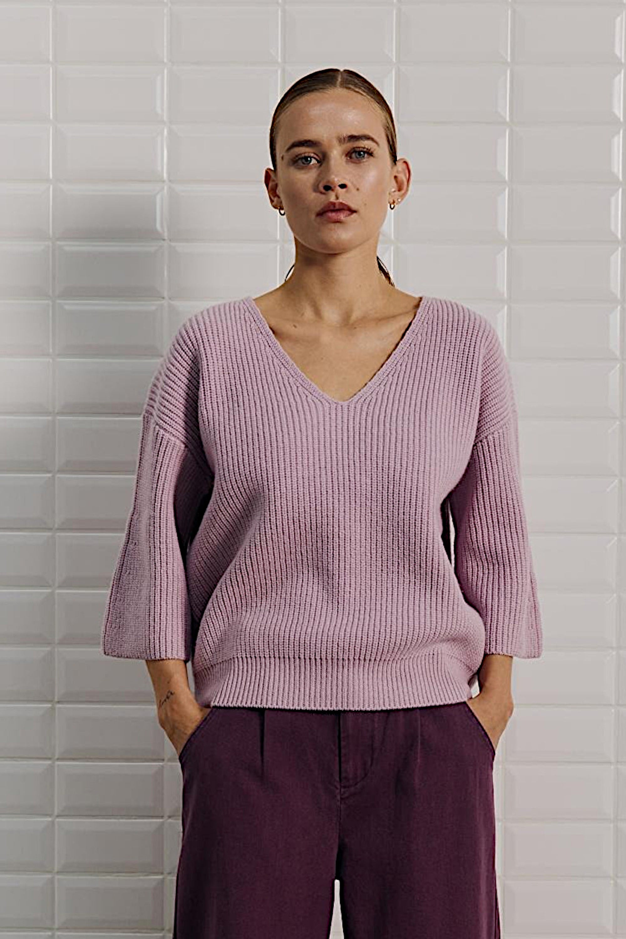 WithBlack Kleider Lavender S