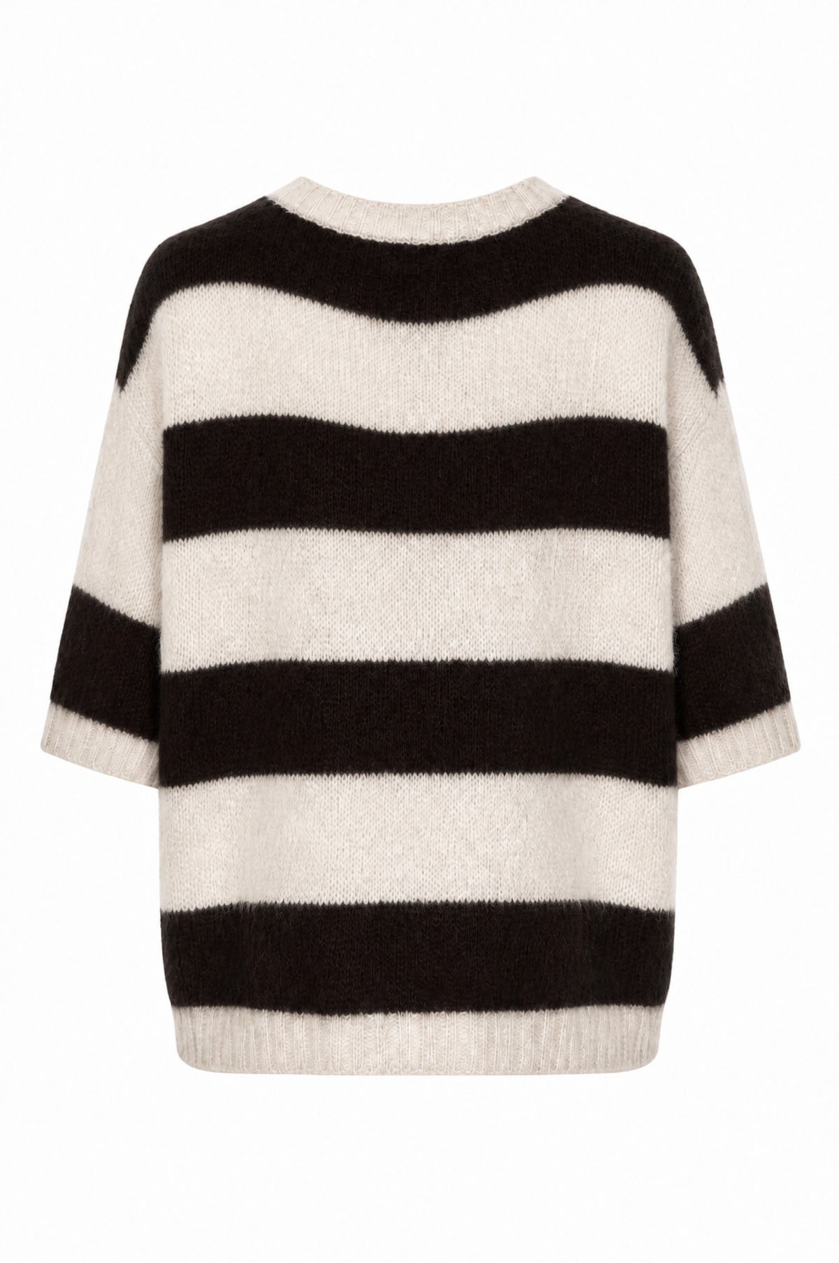 Strickpullover mit Streifen