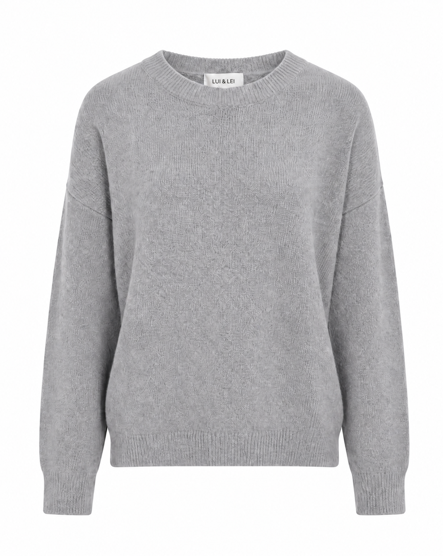Strickpullover mit Rundhalsausschnitt
