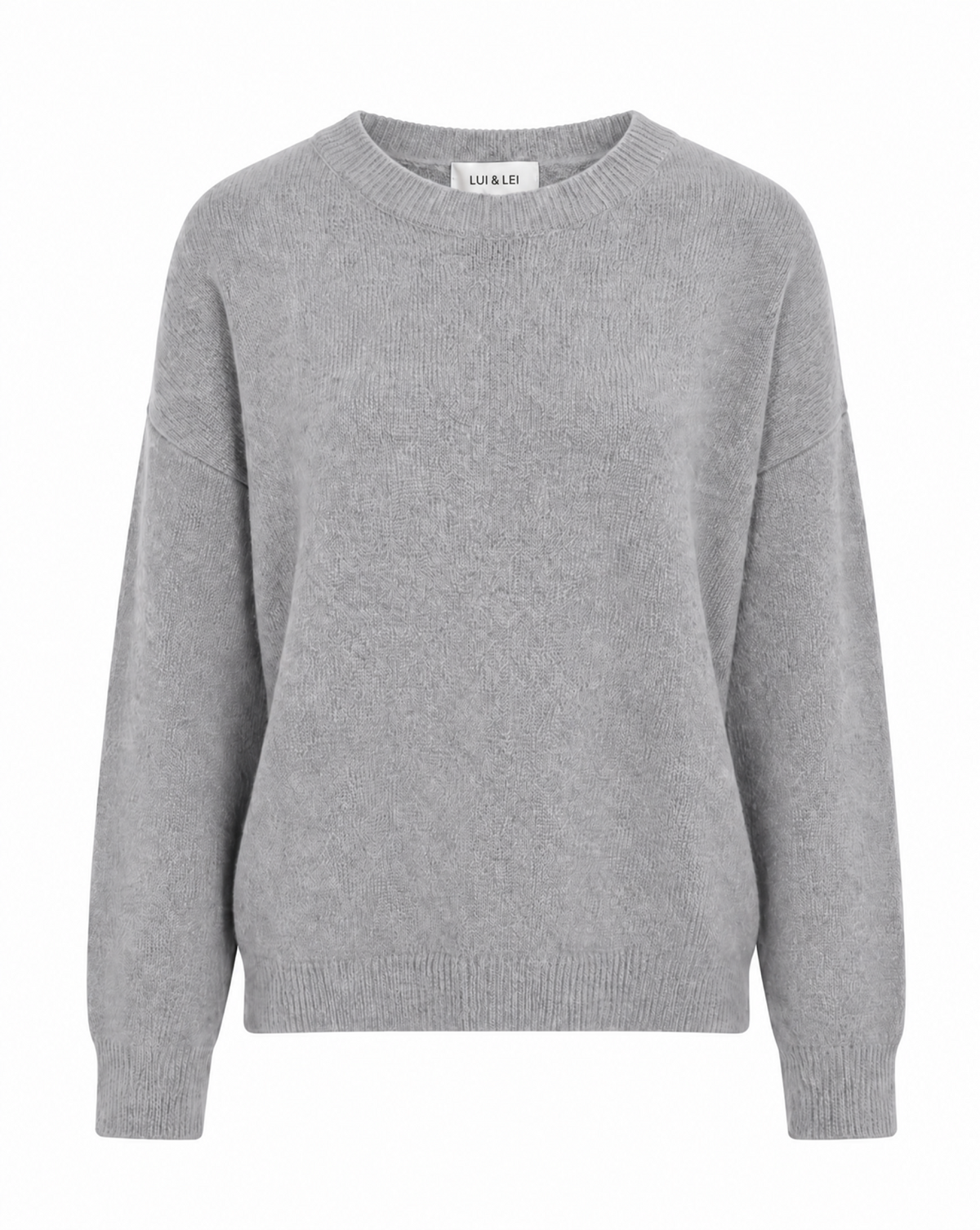 Strickpullover mit Rundhalsausschnitt