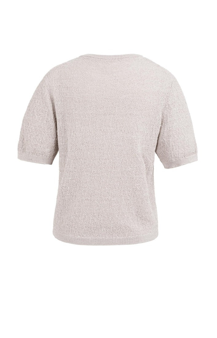 Yaya Strickpullover Mauve Purple Dessin