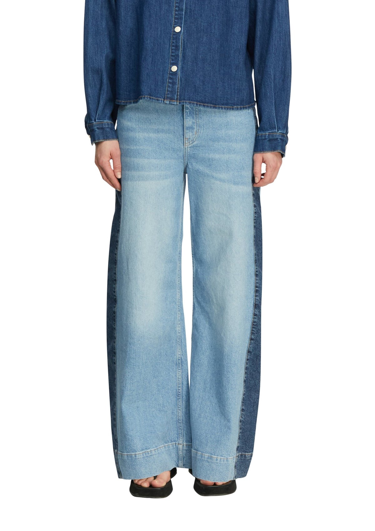 Comma Wide Leg Blue
