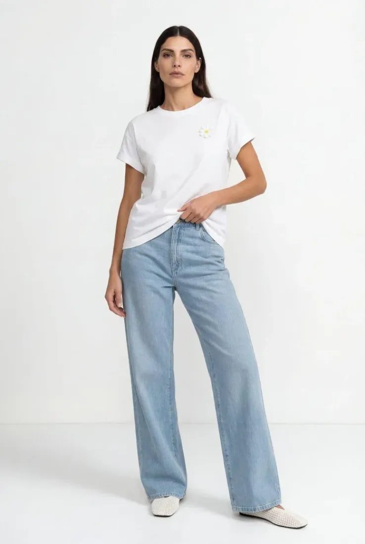 T‑Shirt mit Stickerei
