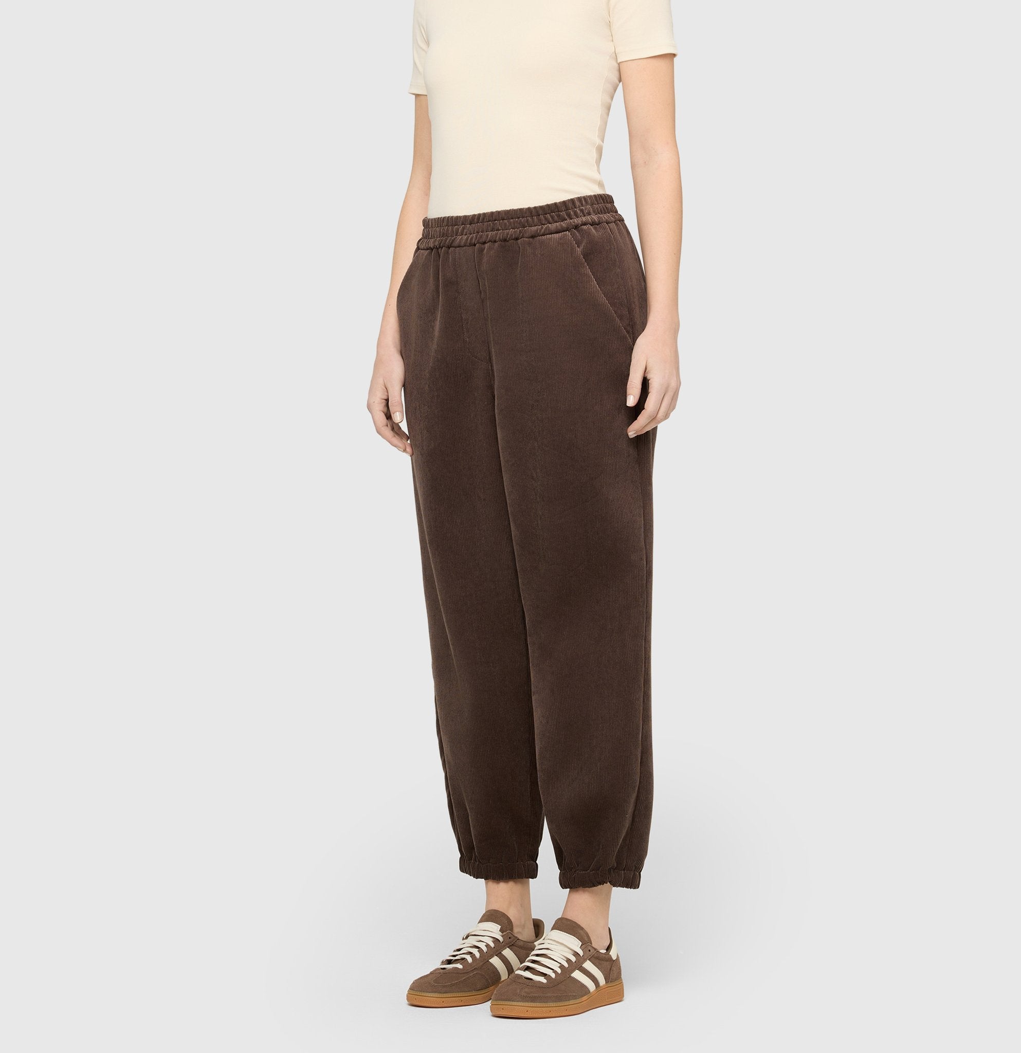 Hose TILDA in Velours-Optik