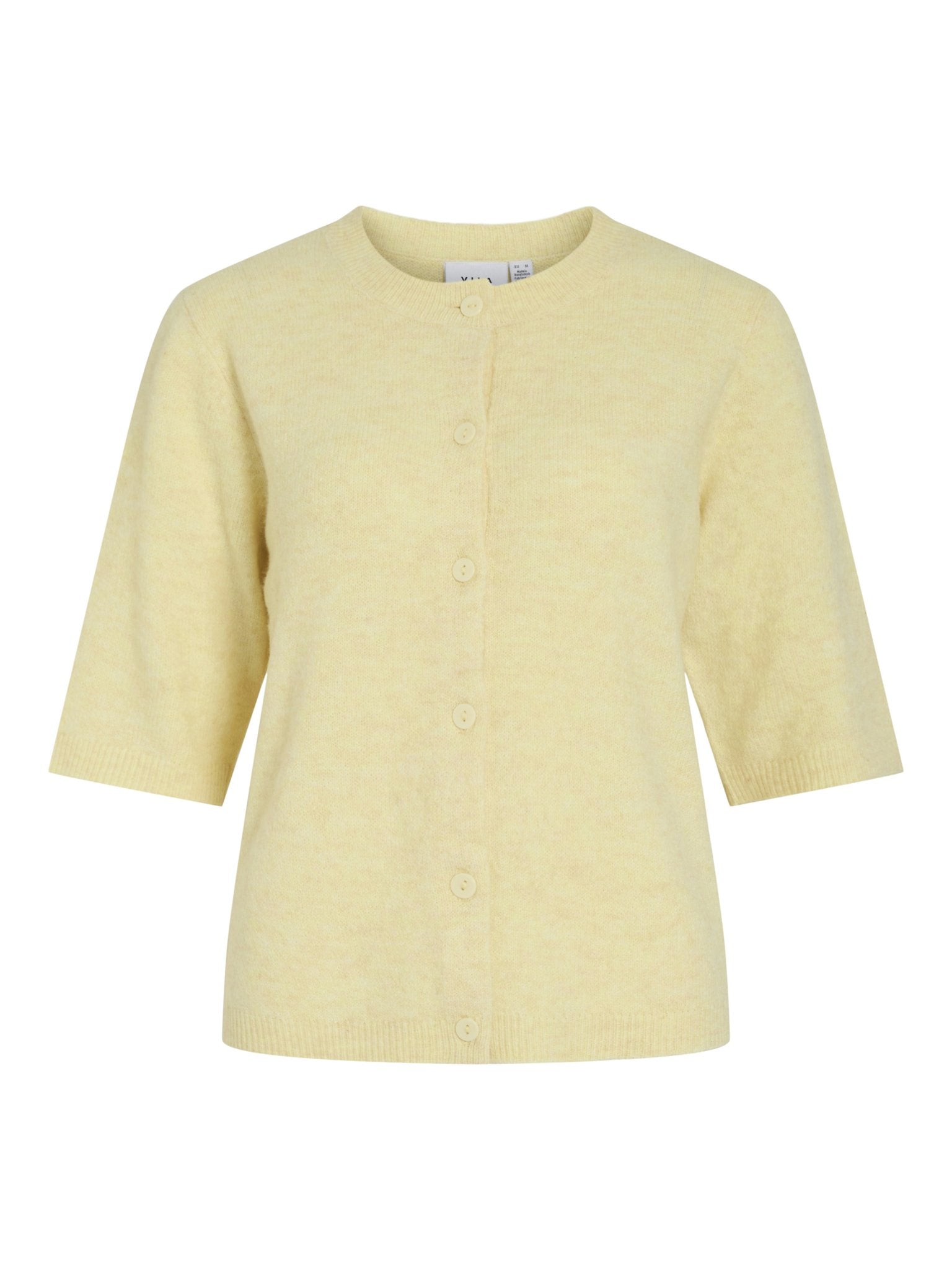 VILA Strickjacken Pastel Yellow/Melange