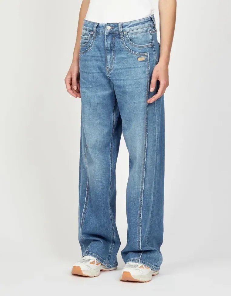Gang Wide Leg Cool Vint Midblue
