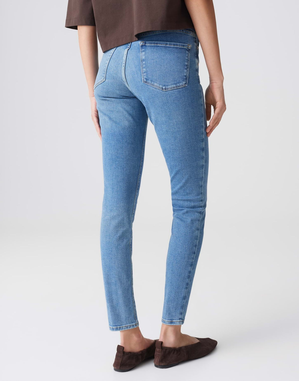 Opus Slim Fit Ocean Blue Washed