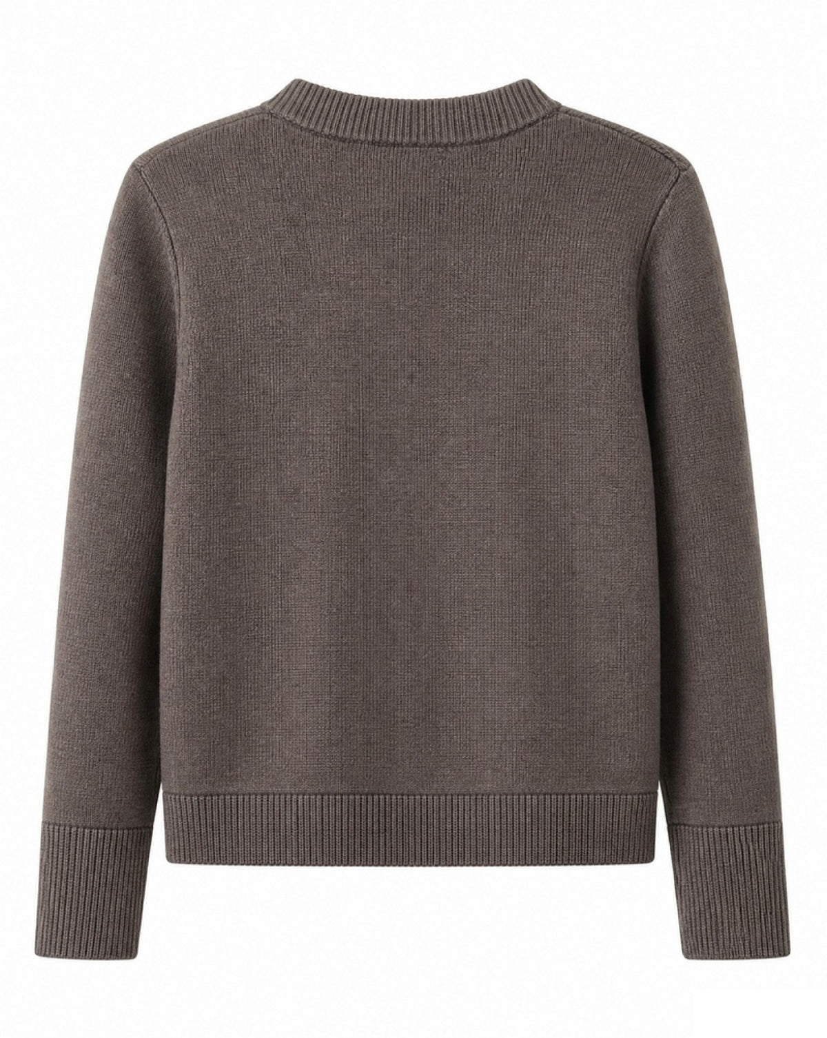 Strickjacke mit Rundhalsausschnitt