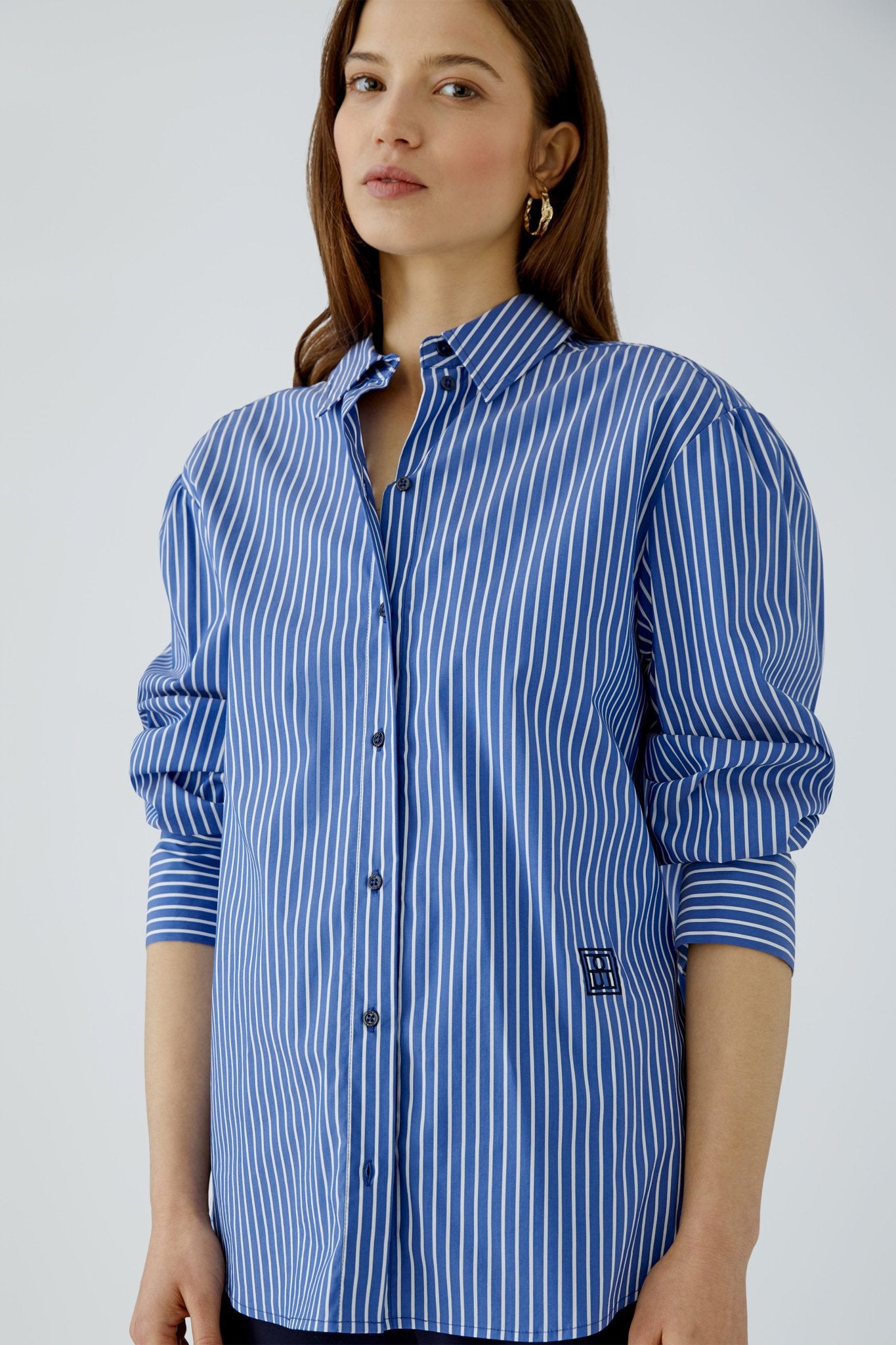 Bluse mit Streifen