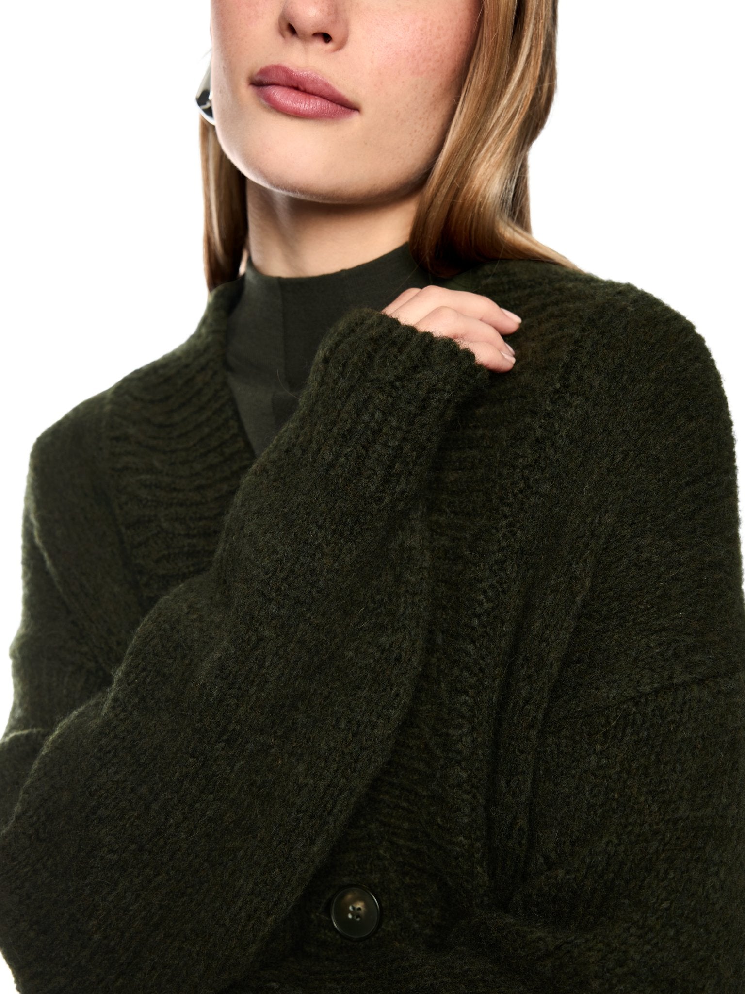 Grobstrickmantel Knitted in Germany