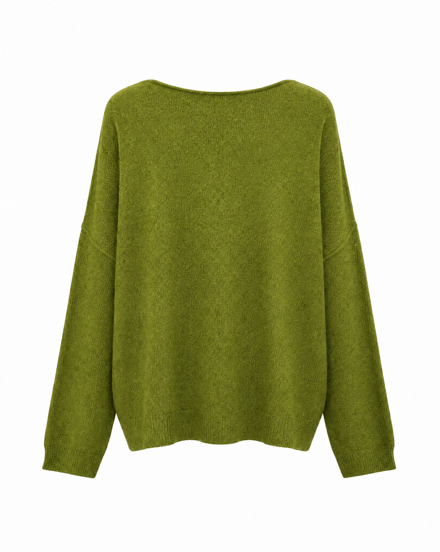 Strickpullover mit Rollkanten