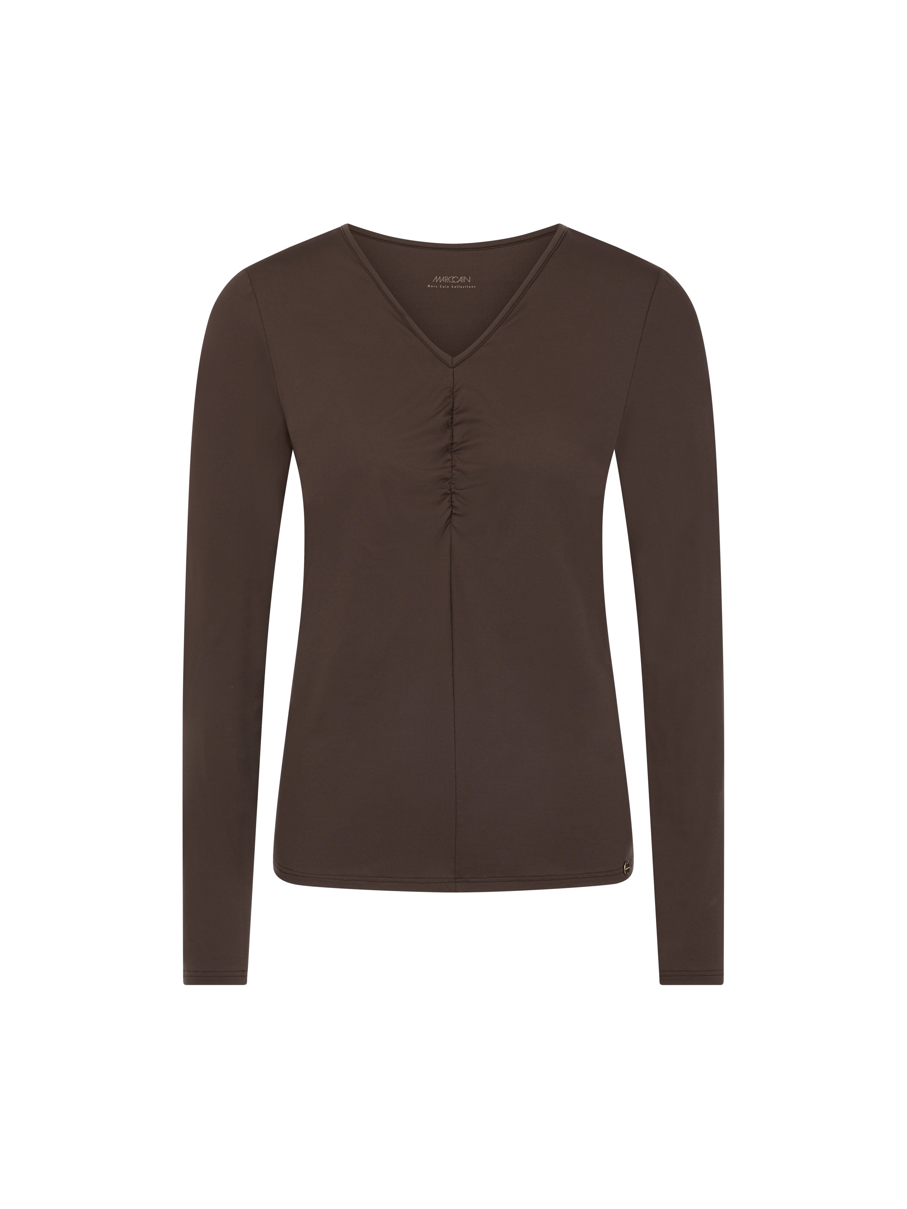 Longsleeve mit Raffung