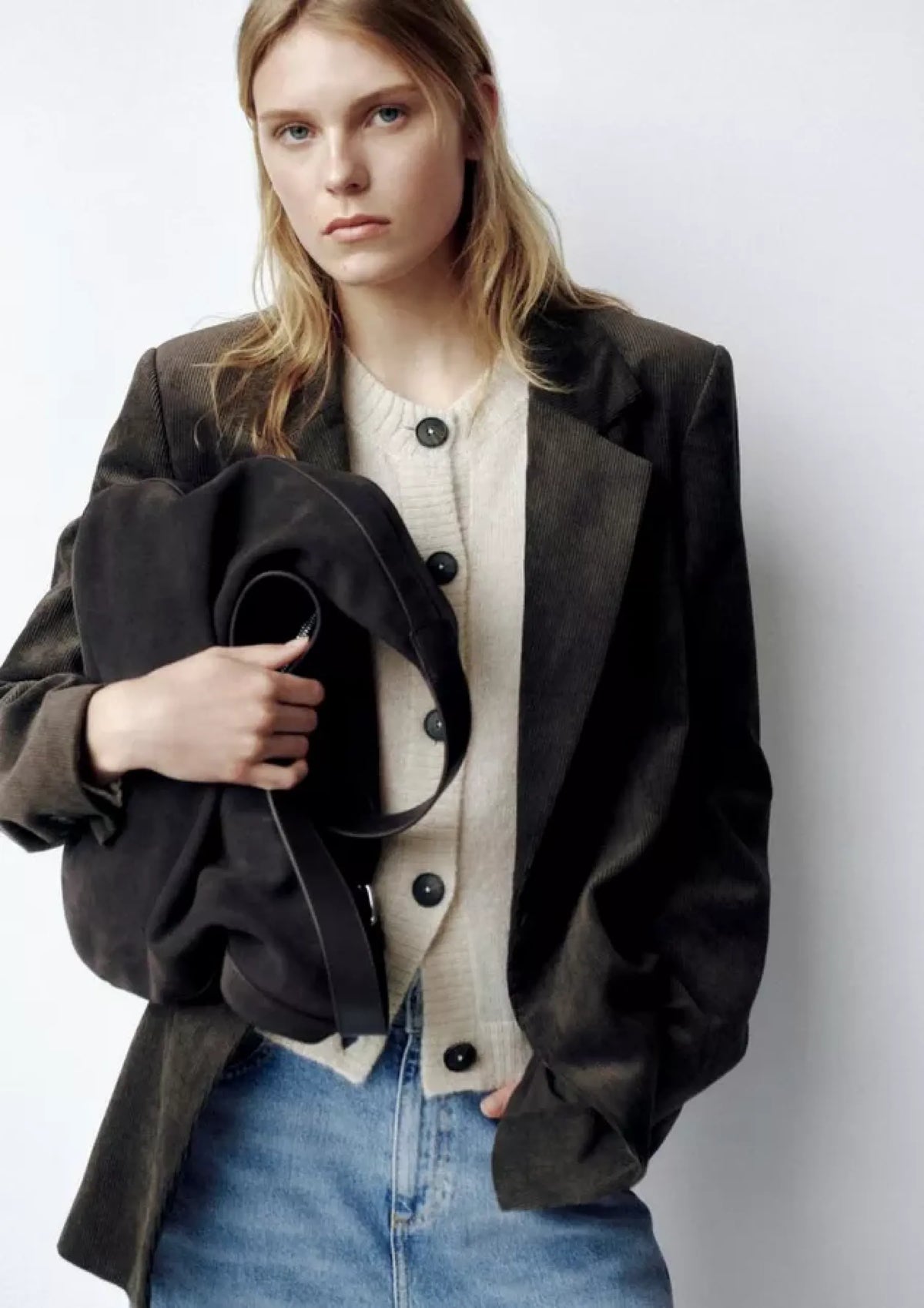 Blazer aus Feinkord