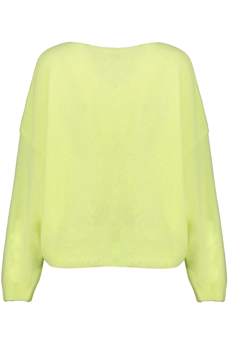 Goose Flash Strickpullover Lime
