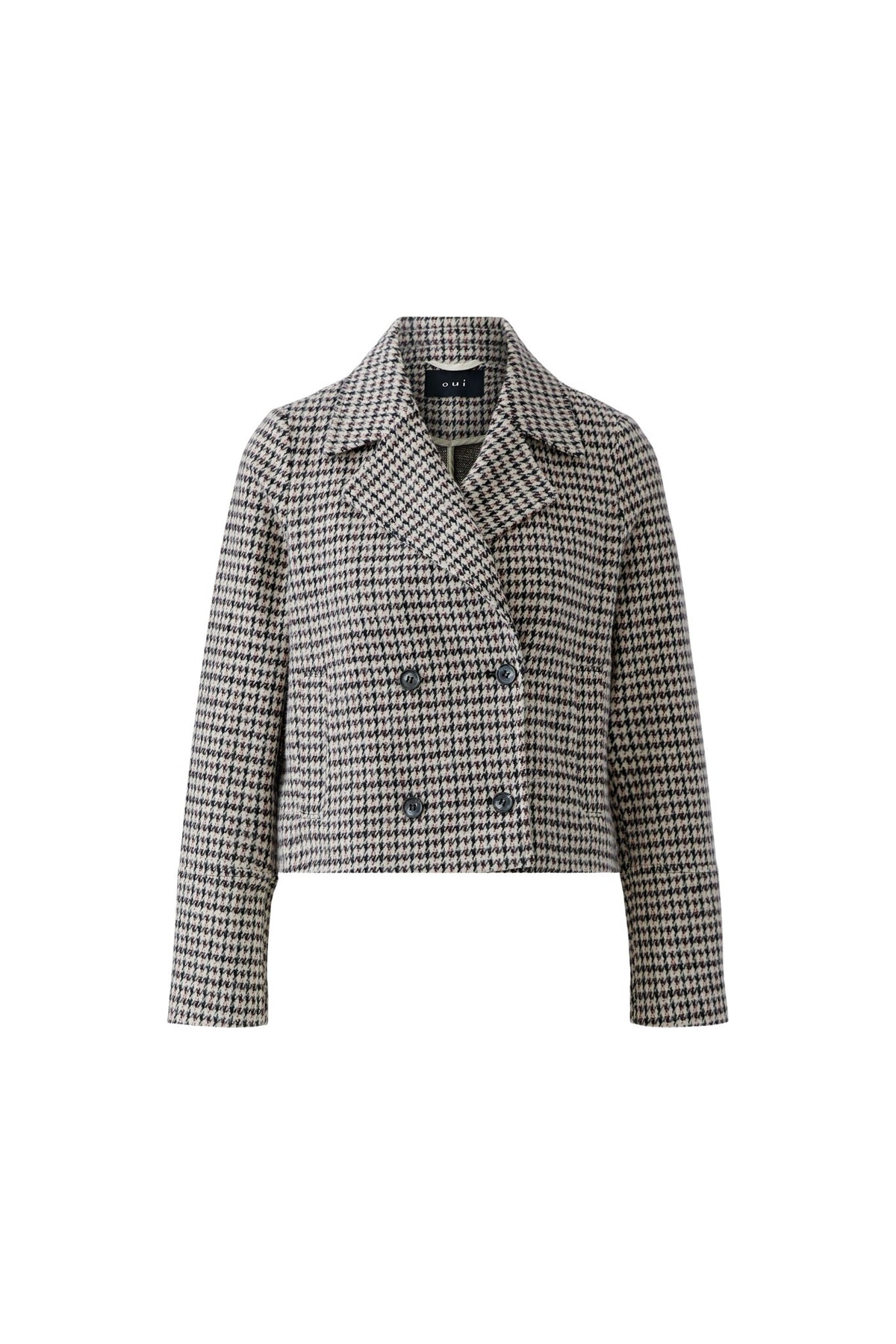 Blazer mit Pepita Jacquard