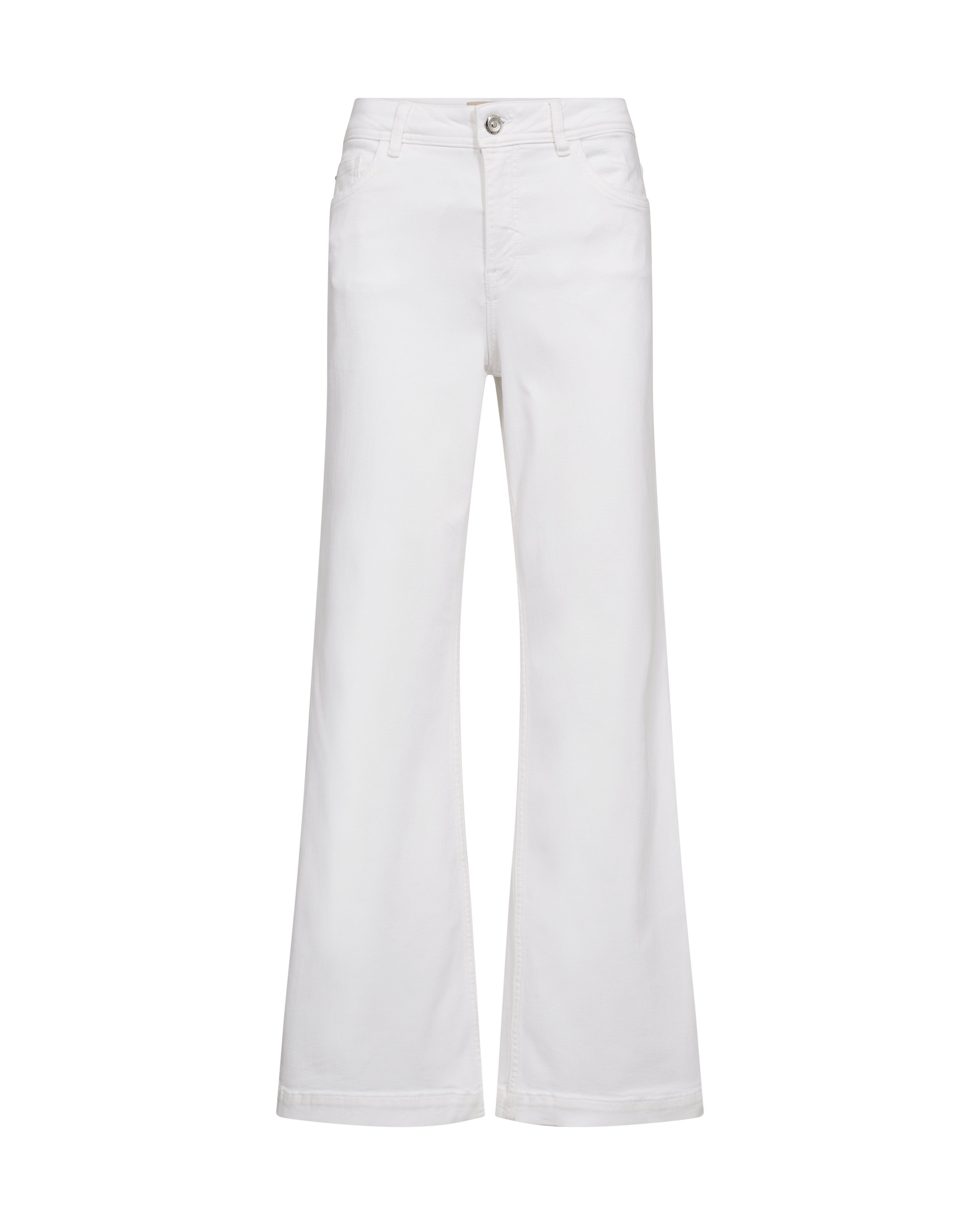 Mos Mosh Flared Leg Bright White
